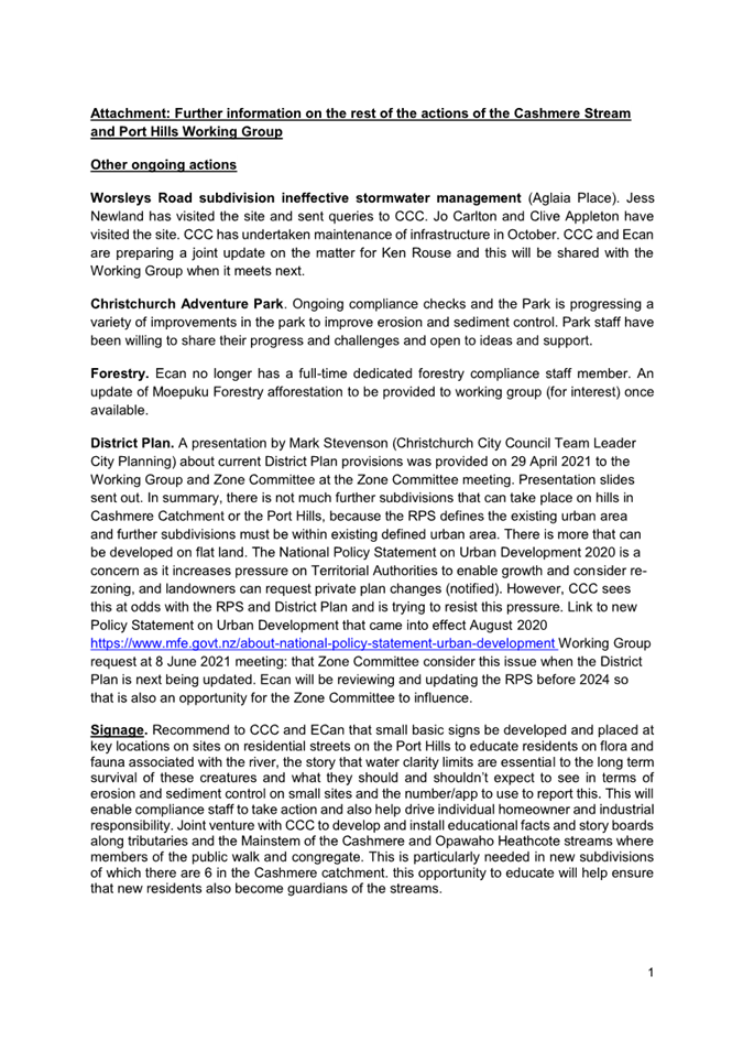 Agenda of Christchurch West Melton Water Management Zone Committee