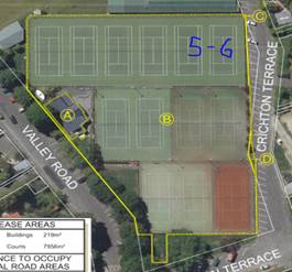 Aerial view of a tennis court

Description automatically generated with medium confidence