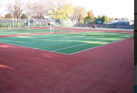 A picture containing outdoor, court, playground, sky

Description automatically generated