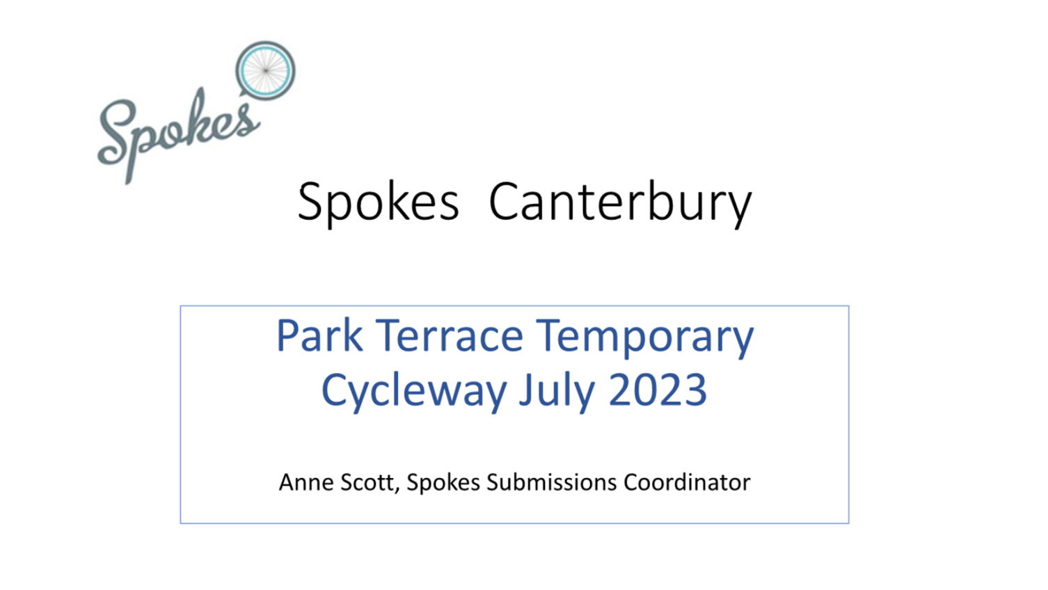 A white card with blue text and a bicycle

Description automatically generated