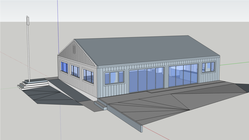 A drawing of a building

Description automatically generated