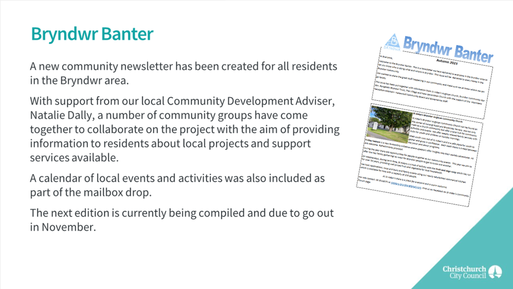 A close-up of a newsletter

Description automatically generated