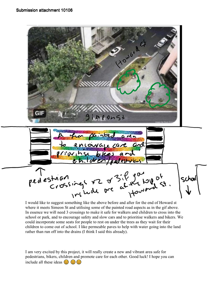 A crosswalk with a road and trees

Description automatically generated with medium confidence