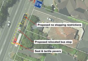 Aerial view of a road with a road and a bus stop

Description automatically generated with medium confidence