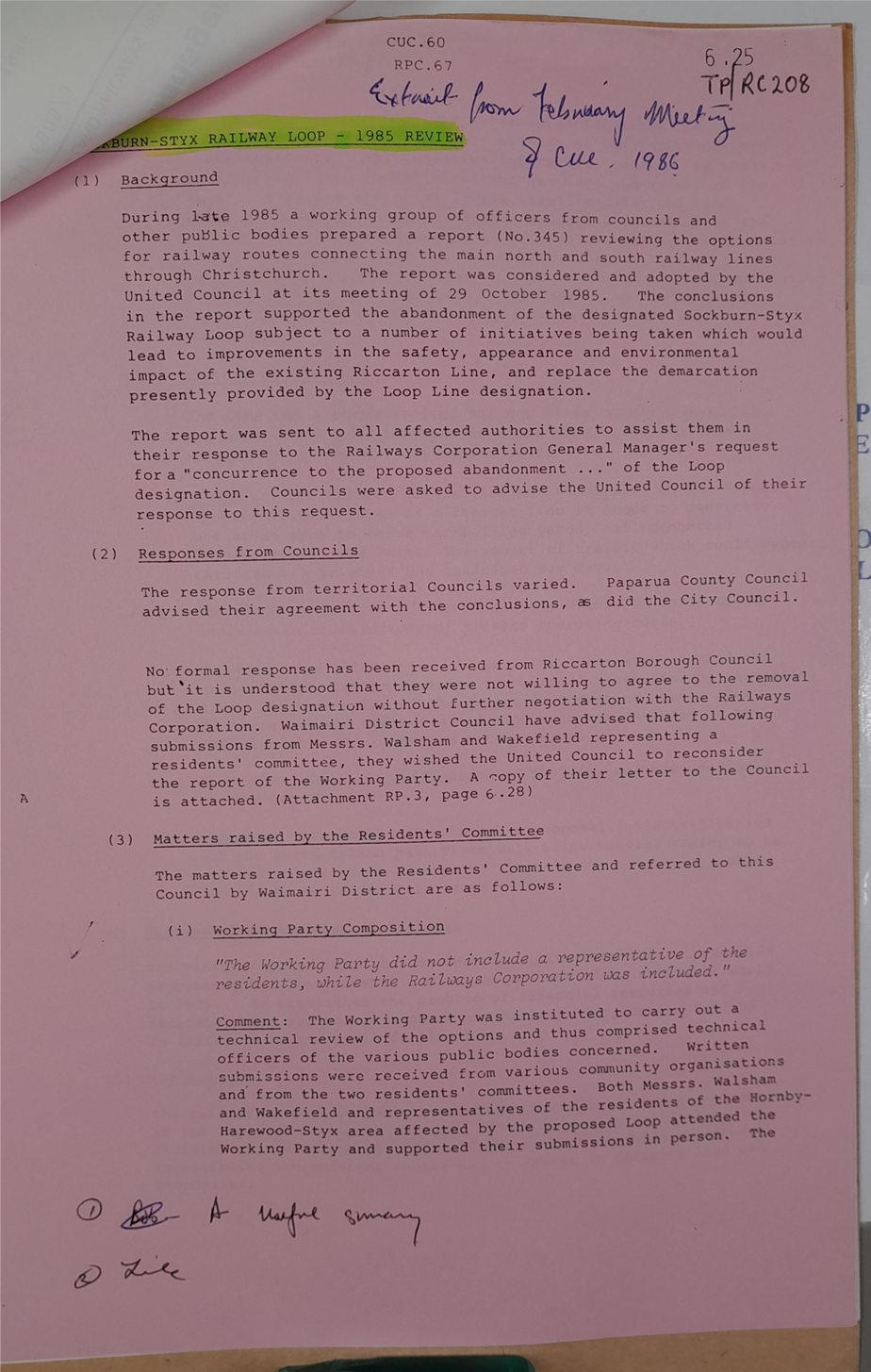 A pink paper with black text

Description automatically generated