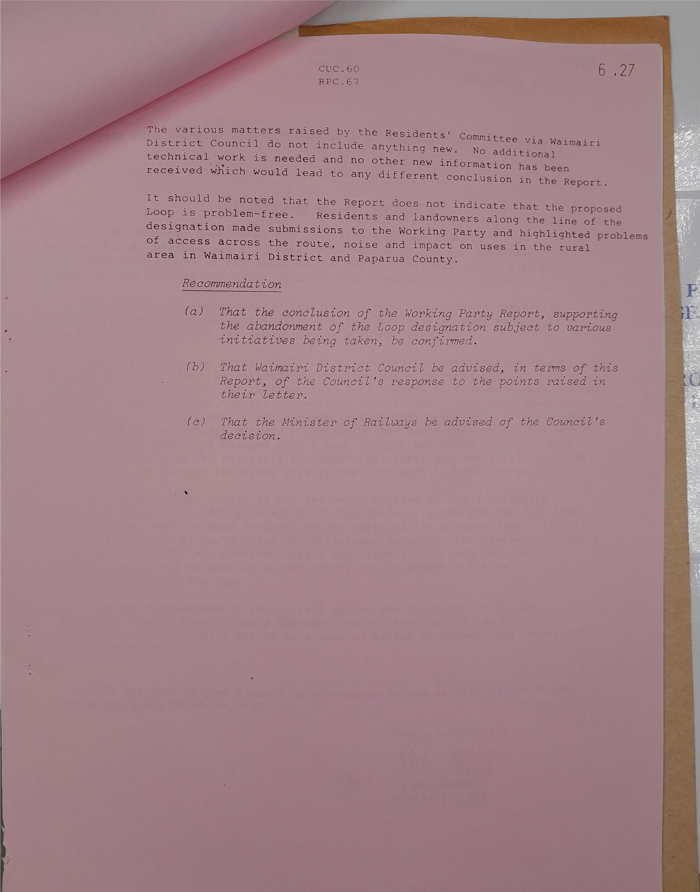 A pink paper with black text

Description automatically generated