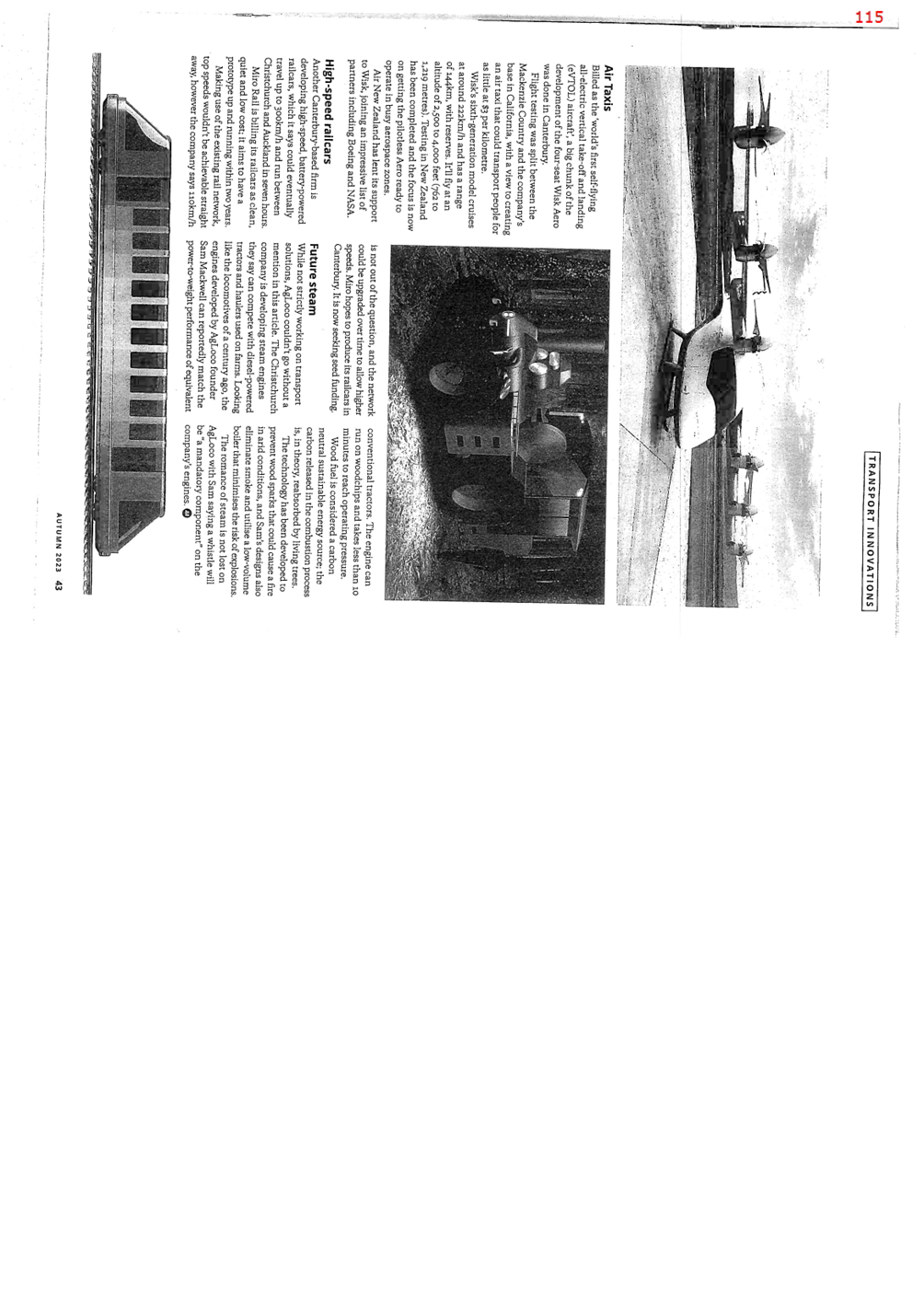 A newspaper with a picture of an object

Description automatically generated