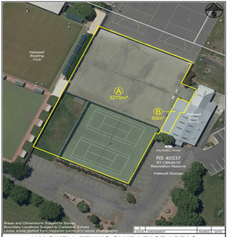 Aerial view of a tennis court

Description automatically generated