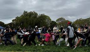 Community Tug of war competition