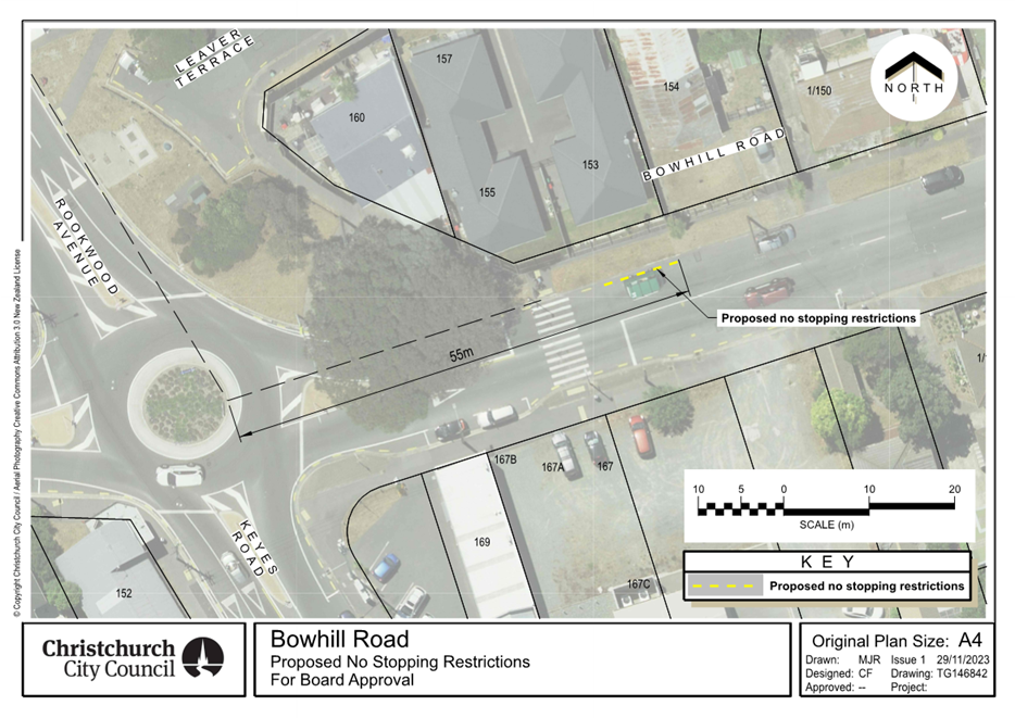 A map of a road with a crosswalk

Description automatically generated
