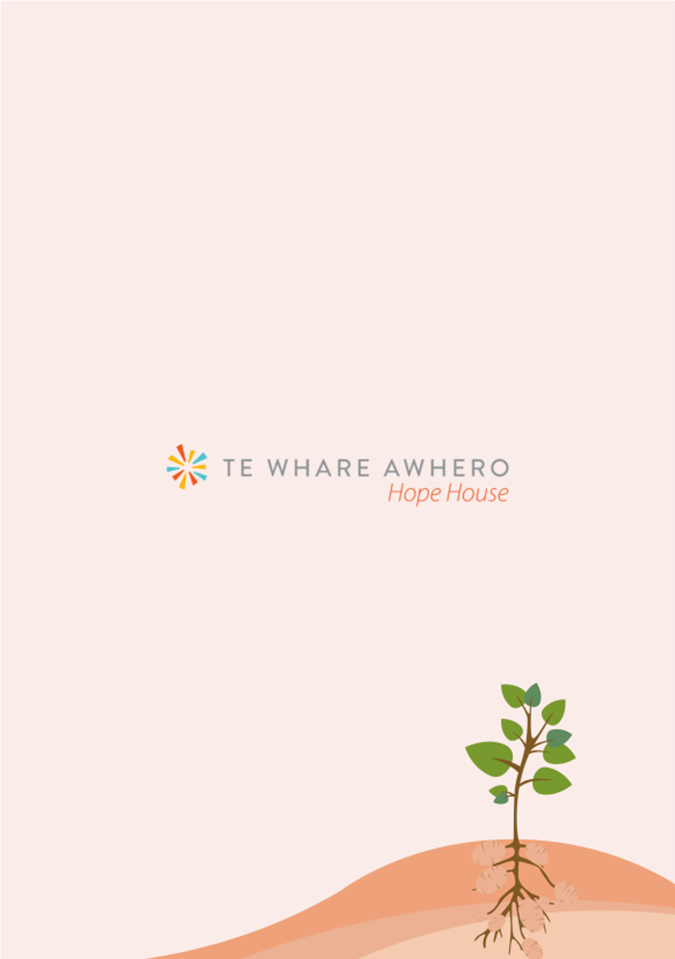 A pink background with a green plant

Description automatically generated