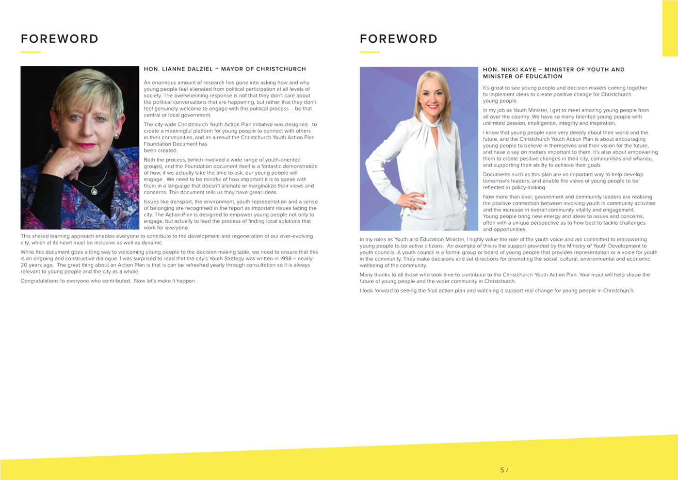 A page of a magazine with a couple of women

Description automatically generated