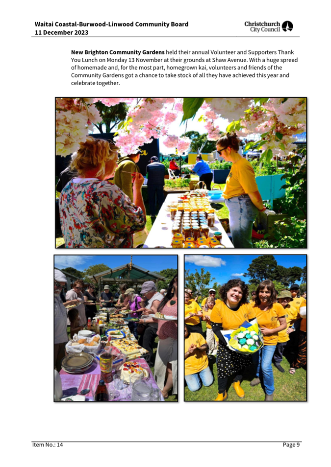 A collage of people at a picnic

Description automatically generated