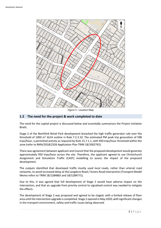 A map of a city with a red circle

Description automatically generated