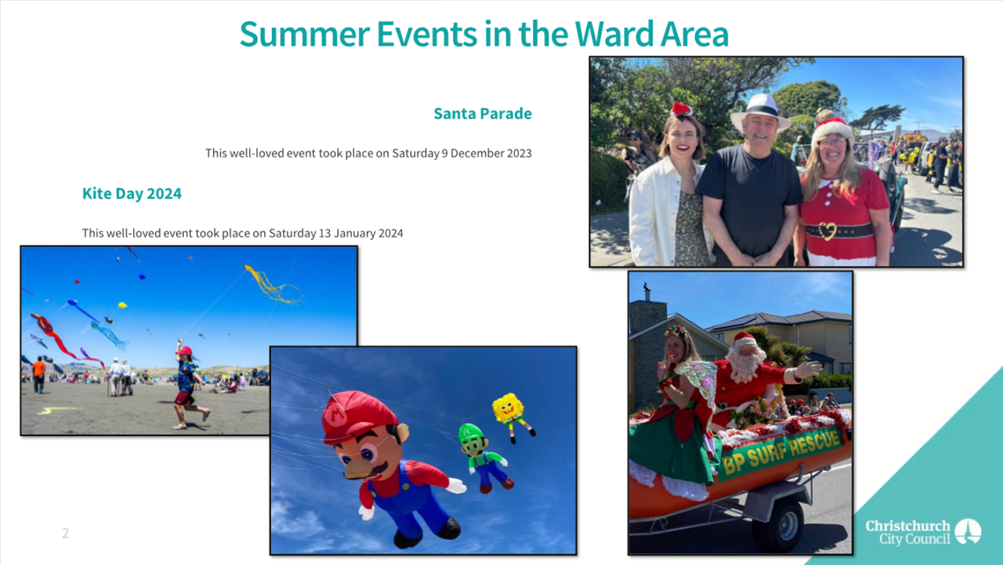 A collage of photos of people and a float

Description automatically generated