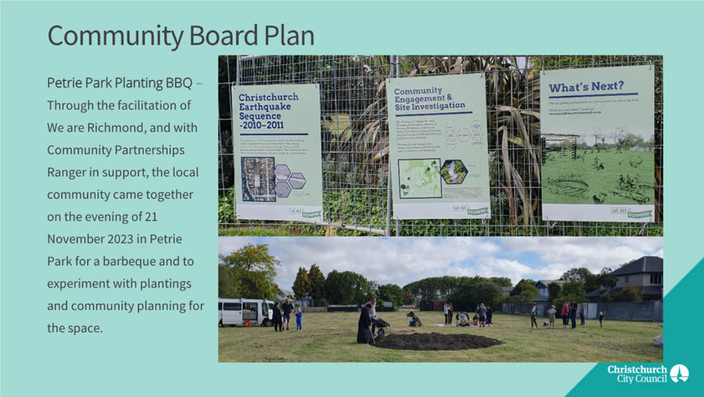 A group of people in a field

Description automatically generated