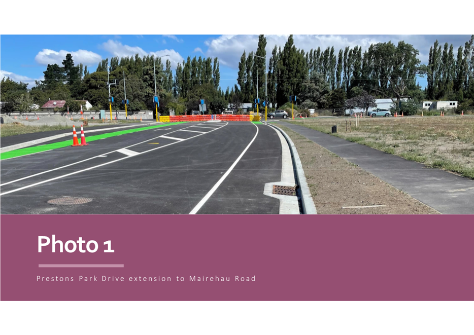 A road with a fence and cones

Description automatically generated with medium confidence