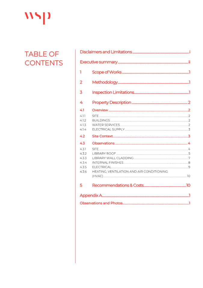 A close up of a table of contents

Description automatically generated