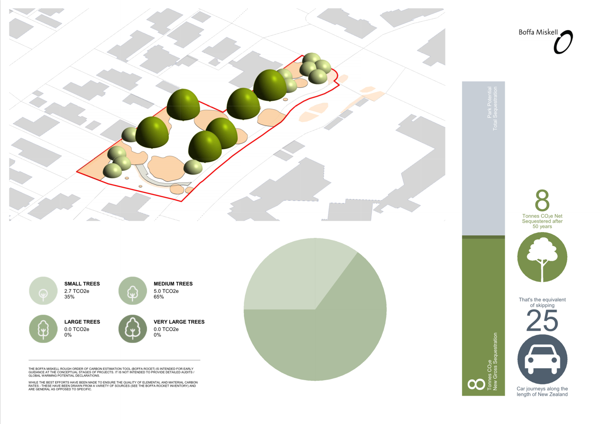 A map of a city with green trees

Description automatically generated