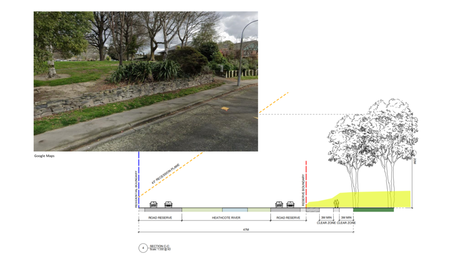 A drawing of a road and a diagram of a tree

Description automatically generated