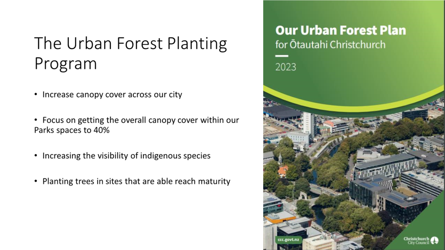 A brochure with a green cover and a green and white background

Description automatically generated