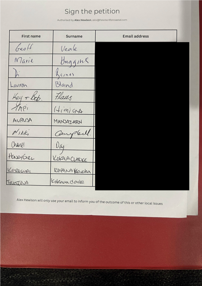 A piece of paper with writing on it

Description automatically generated