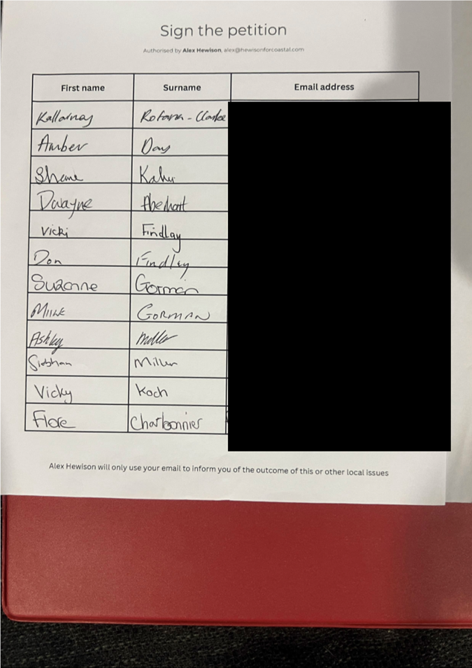 A white paper with black writing on it

Description automatically generated