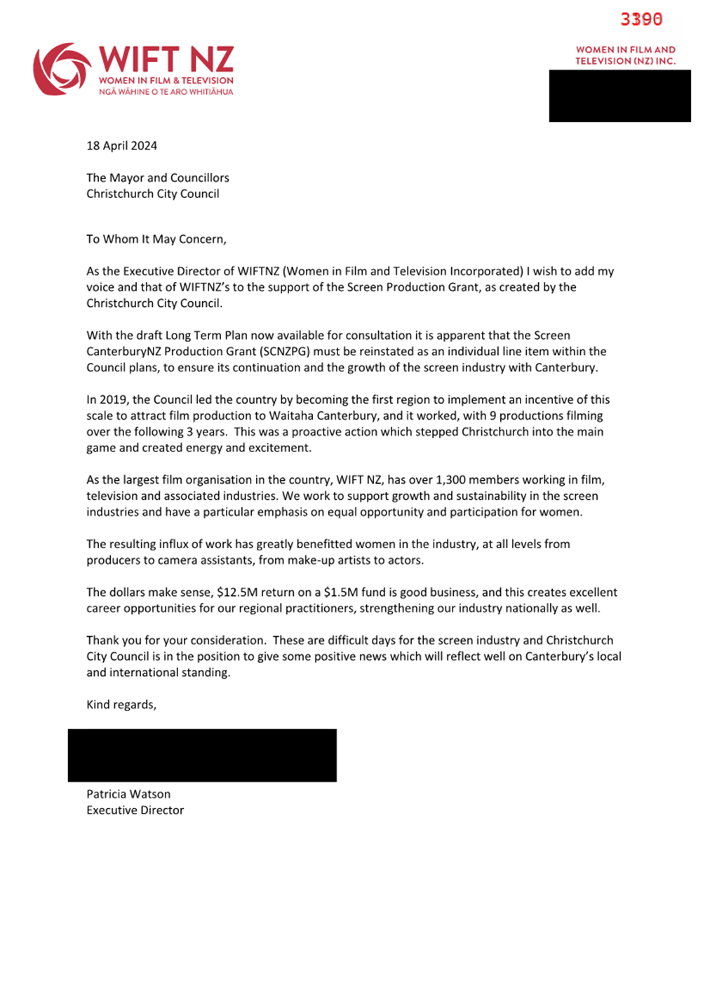 A close-up of a letter

Description automatically generated