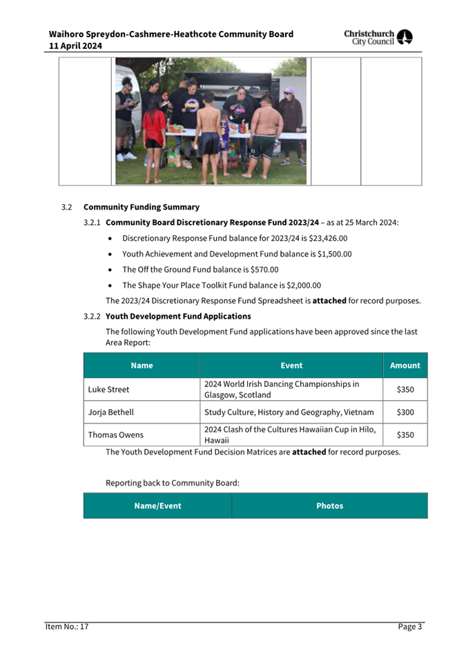 A group of people standing in a field

Description automatically generated