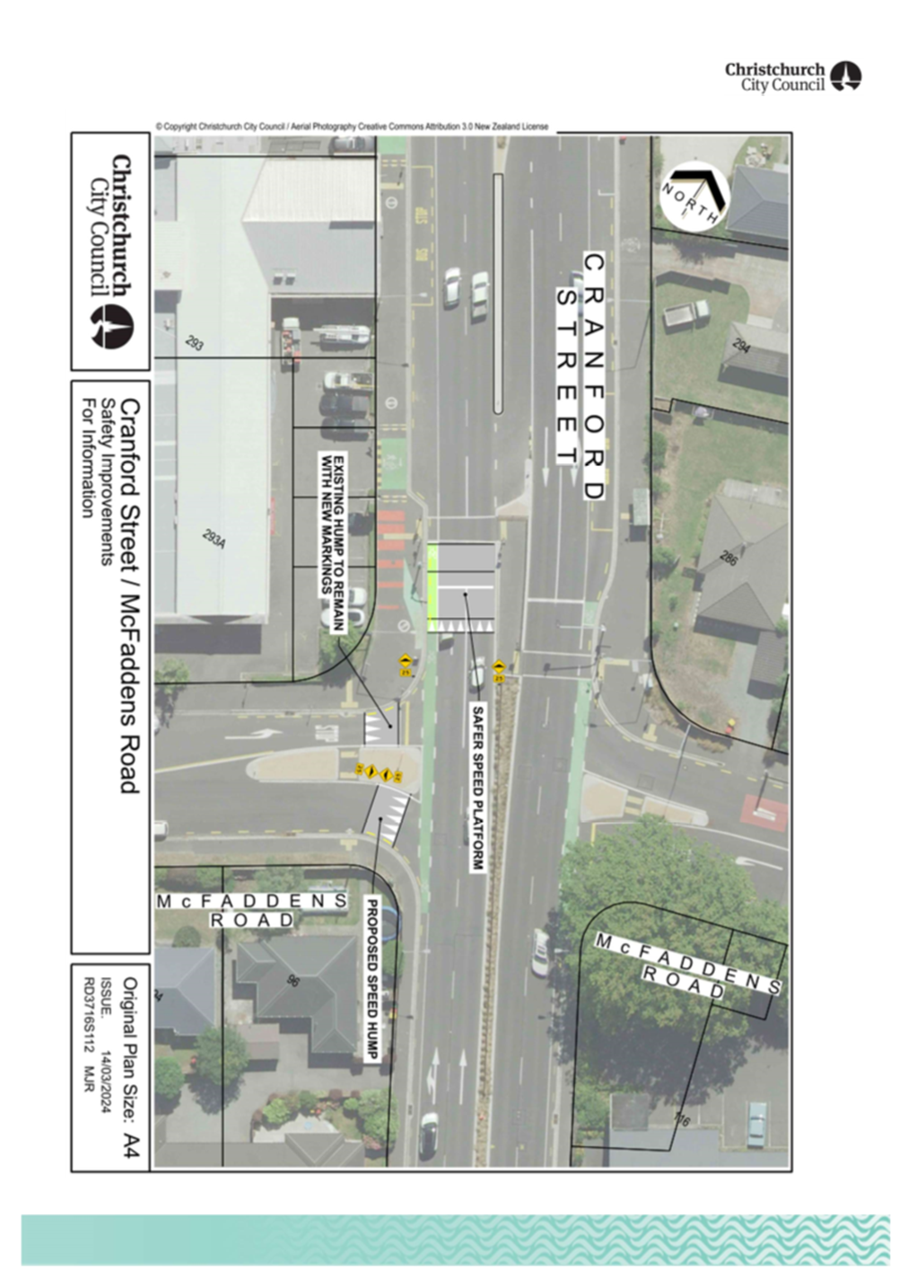 A map of a road with traffic signs

Description automatically generated
