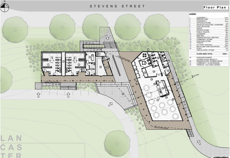 A drawing of a building

Description automatically generated