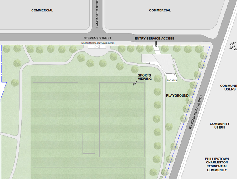 A map of a sports field

Description automatically generated