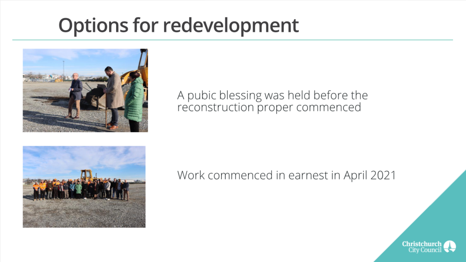 A group of people standing in a field

Description automatically generated