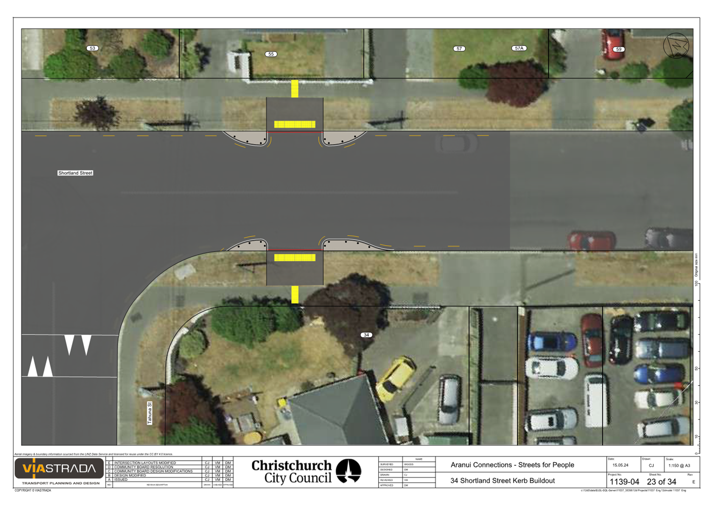 A aerial view of a street

Description automatically generated