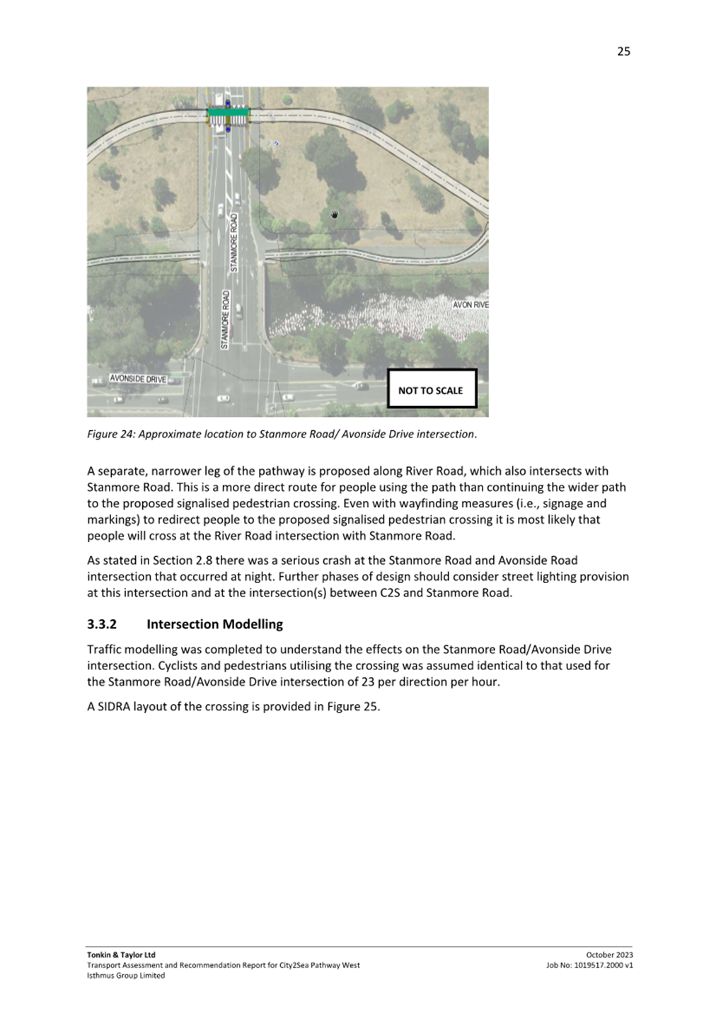A map of a road with text

Description automatically generated