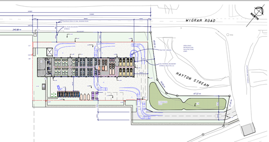 A blueprint of a building

Description automatically generated