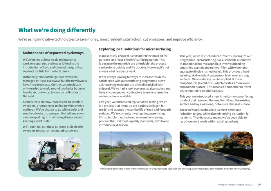 A brochure of a road and a truck

Description automatically generated