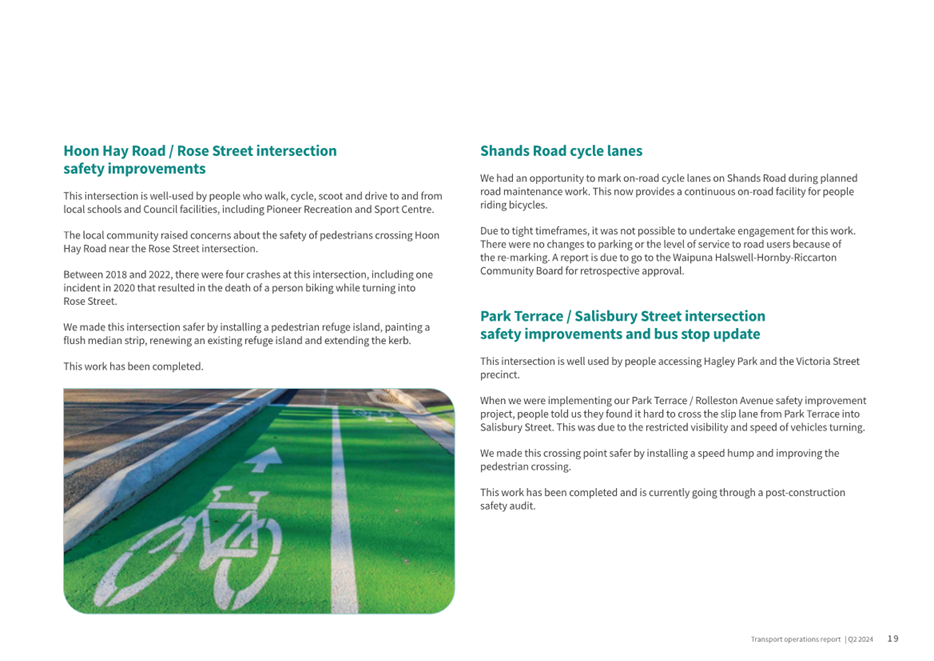 A brochure of a bicycle lane

Description automatically generated