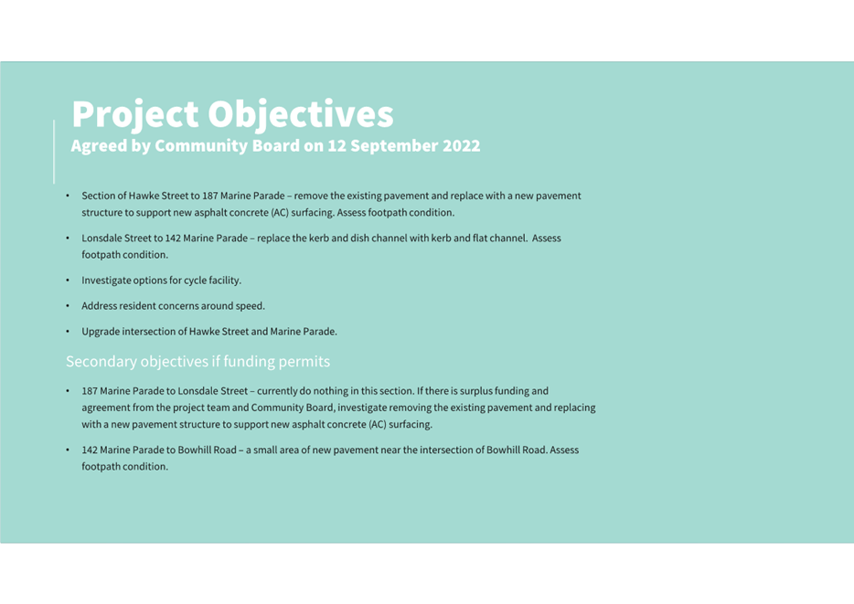 A blue and white project objectives

Description automatically generated