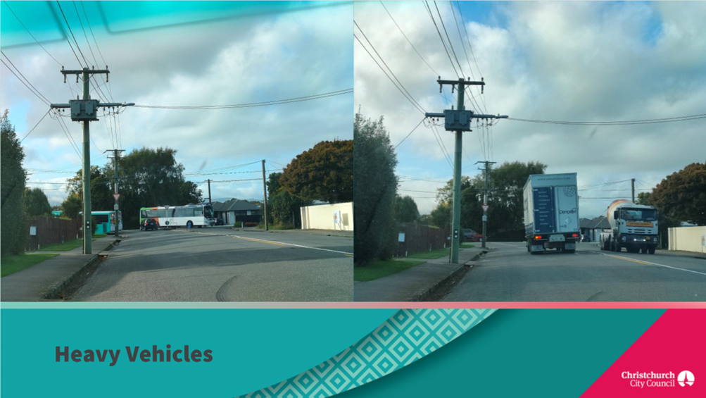 A collage of a road with a truck and telephone poles

Description automatically generated