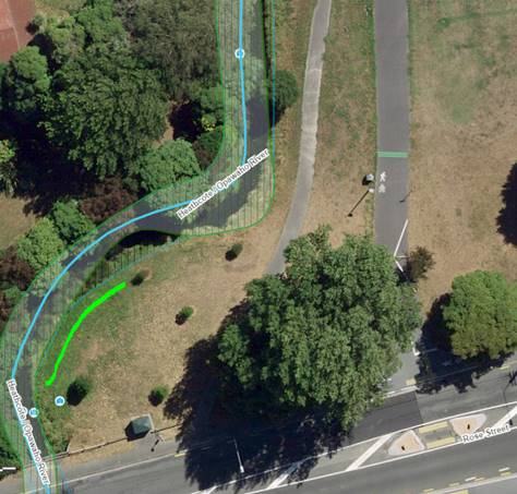 An aerial view of a park

Description automatically generated