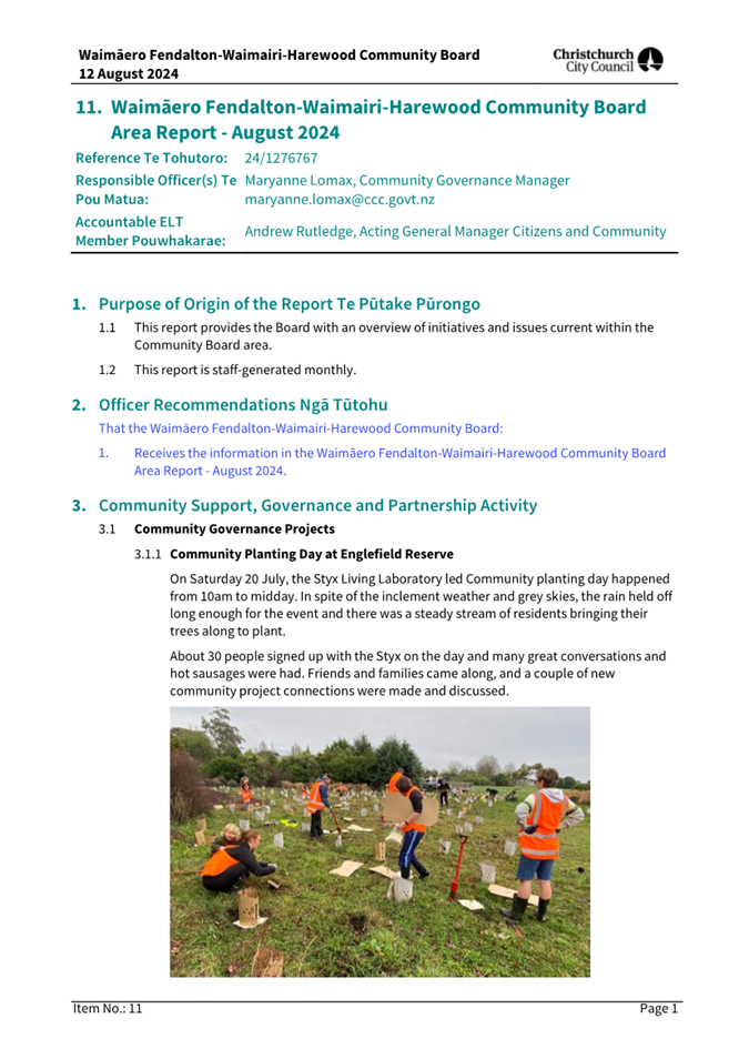 A group of people in orange vests

Description automatically generated