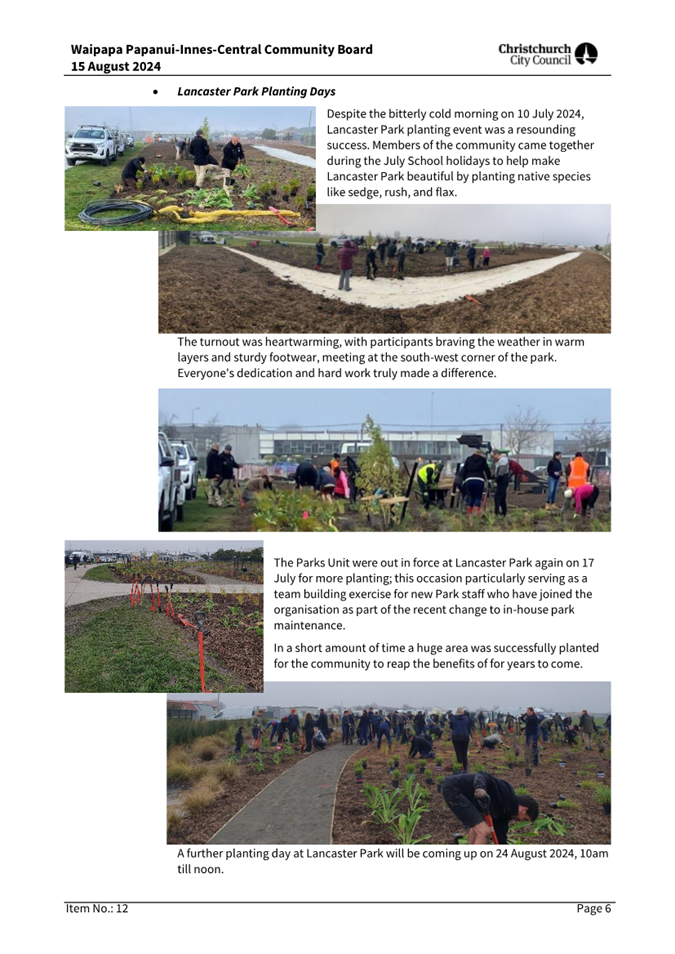 A collage of people working in a garden

Description automatically generated