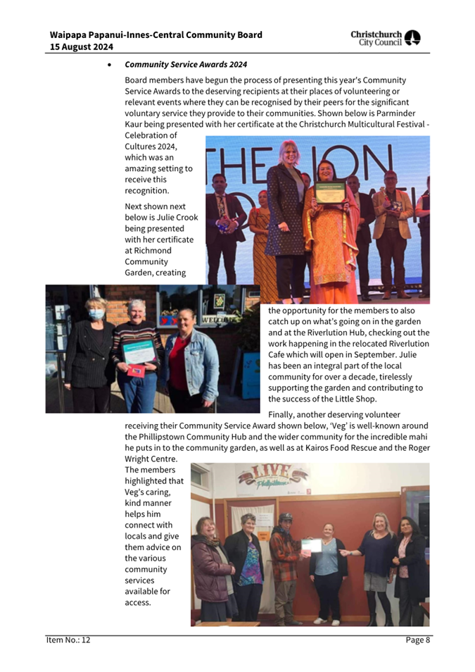 A group of people standing in a newspaper

Description automatically generated