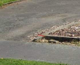 Driveway to the side of a 