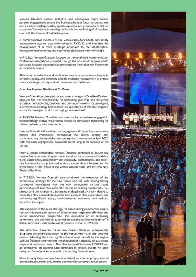 A close-up of a concert

Description automatically generated