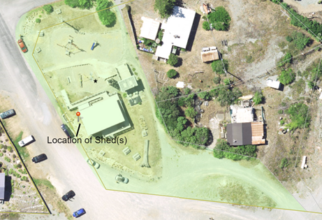Aerial view of a building and a road

Description automatically generated