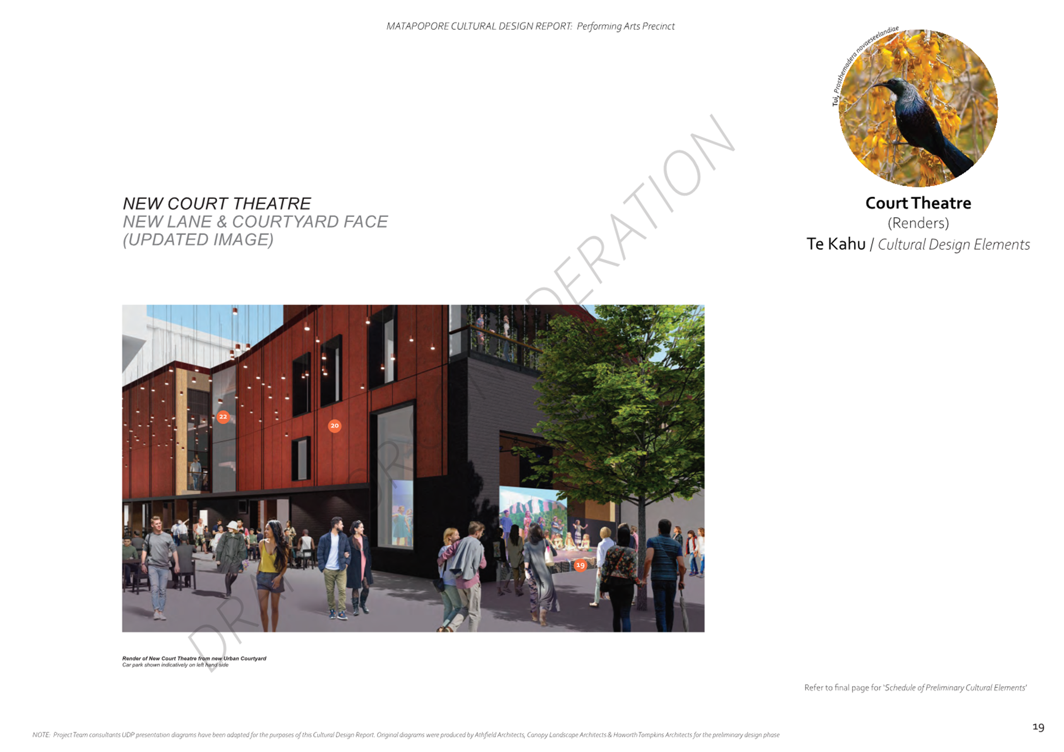 A group of people walking in front of a building

Description automatically generated