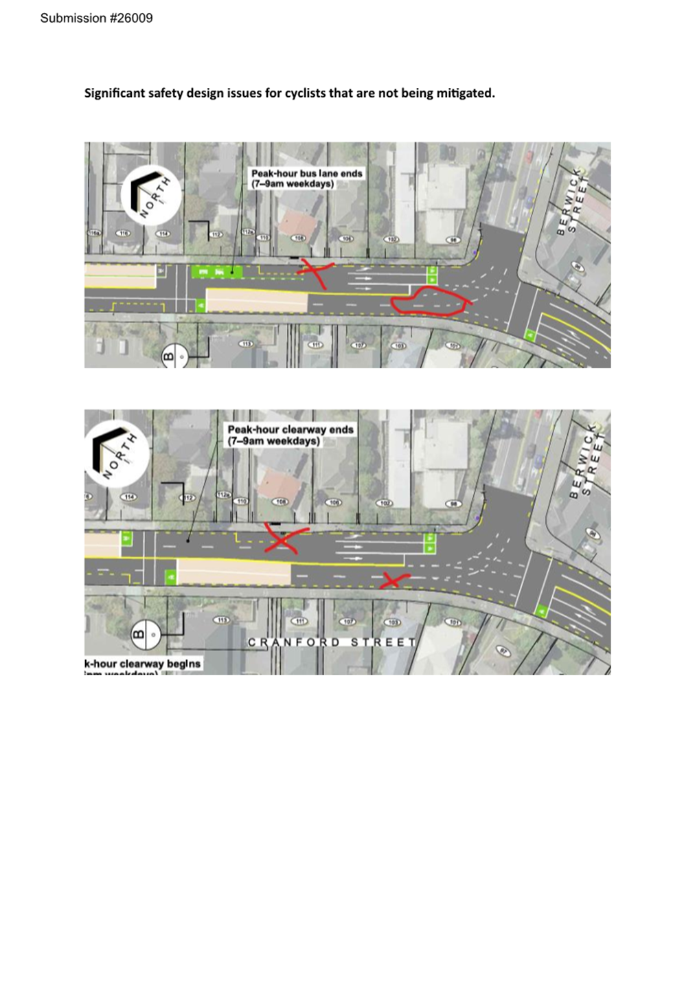A map of a road with red lines

Description automatically generated