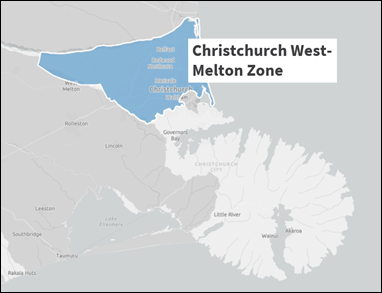 A map of the city of christchurch

Description automatically generated